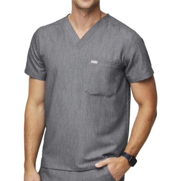 FIGS Leon Scrub Top Size Large Mens - Picture 1 of 7